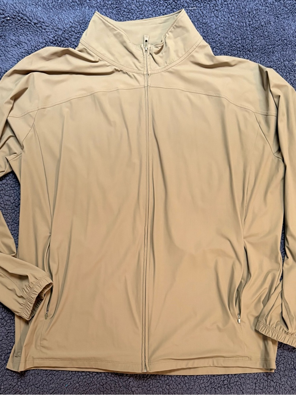 Unisex all in motion Beige Full-Zip athletic Jacket